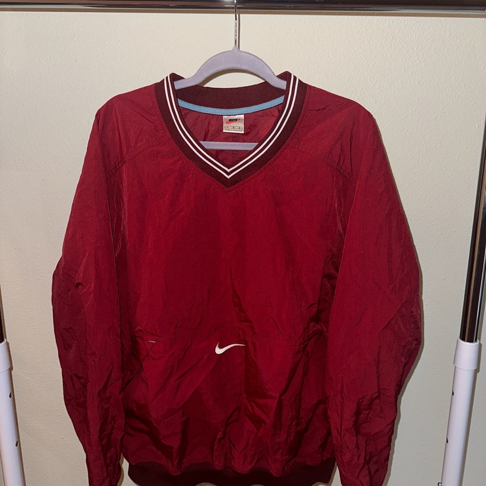 Nike varsity burgundy windbreaker